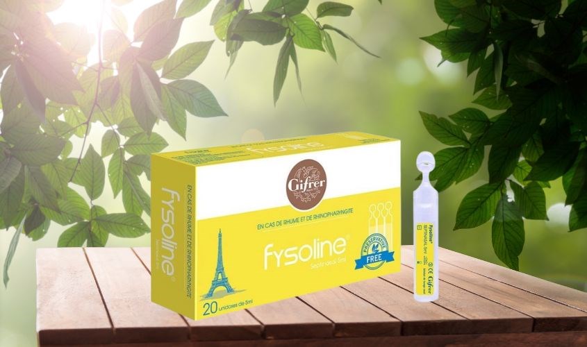 Nước muối kháng viêm vệ sinh mũi Fysoline 5 ml (Hộp 20 ống)