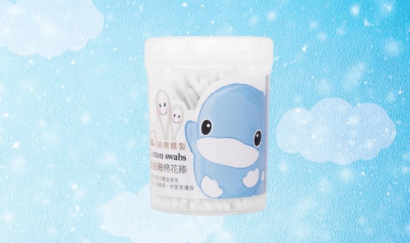 Tăm bông cho bé KuKu KU1102 đầu nhỏ hũ 200 cây