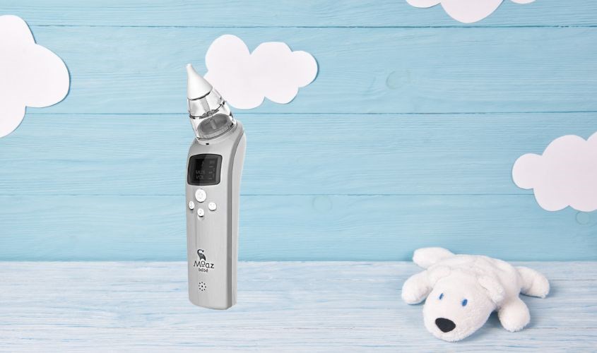Dụng cụ hút mũi Moaz BéBé MB-010 dạng tự động 2 mức hút
