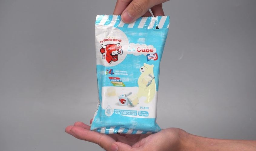 Phô mai Con Bò Cười Le Cube vị sữa gói 15 viên 78g (từ 1 tuổi) 