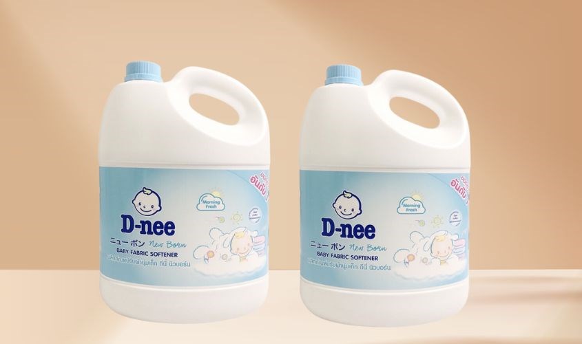 Nước giặt quần áo cho bé D-nee Xanh hương ban mai can 3 lít