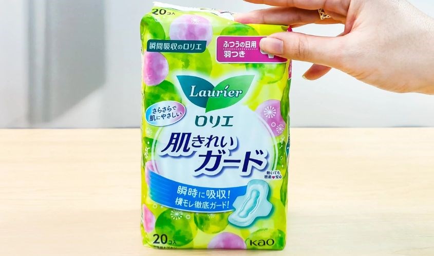 Hình ảnh in trên bao bì băng vệ sinh thật rõ ràng, sắc nét