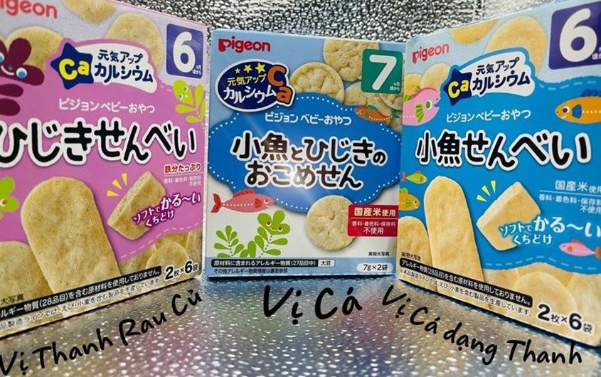 Bánh ăn dặm Pigeon đa dạng các vị