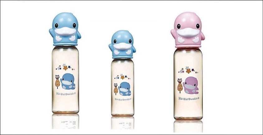 Bình sữa nhựa PPSU KuKu KU5860 cổ hẹp 240 ml