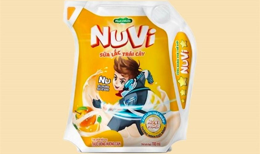 Sữa trái cây Nutifood NuVi Power hương cam 110 ml (từ 1 tuổi )