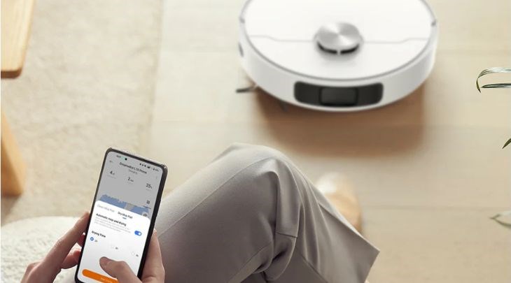 Robot hút bụi lau nhà Dreame L10 Prime giúp bạn tùy chọn các chế độ làm việc và theo dõi tình trạng hoạt động của thiết bị thông qua ứng dụng Mi Home và Dreamehome trên điện thoại