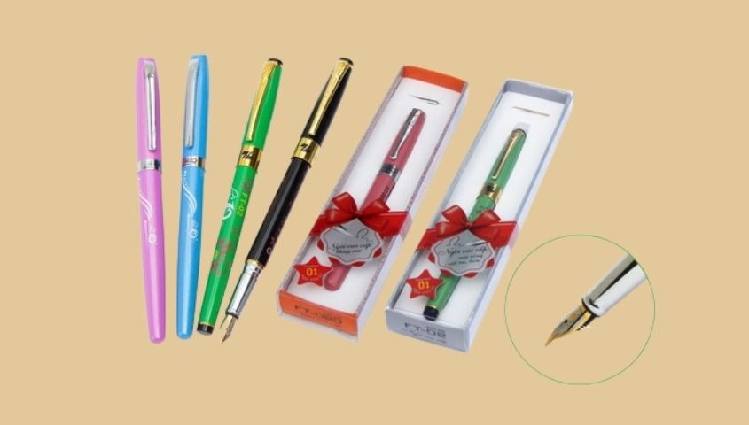 Đa dạng mẫu mã bút mực cho bé