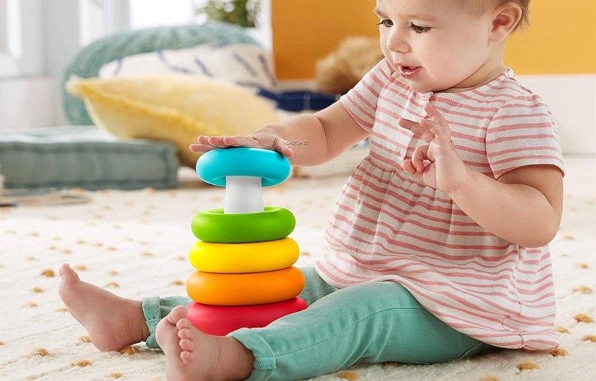 Đồ chơi xếp chồng lúc lắc Fisher Price 19 GYW19