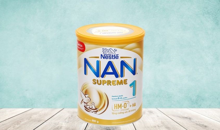 Sữa bột NAN Supremepro số 1 800g (0 - 6 tháng) dành cho trẻ dị ứng đạm sữa bò