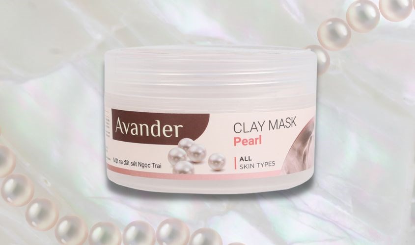 Mặt nạ đất sét tinh chất Ngọc Trai dưỡng sáng, chống lão hoá Avander 110g (Hũ)