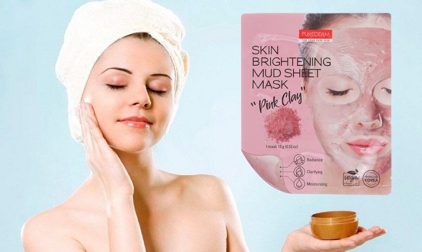 Đất sét hồng dưỡng trắng da