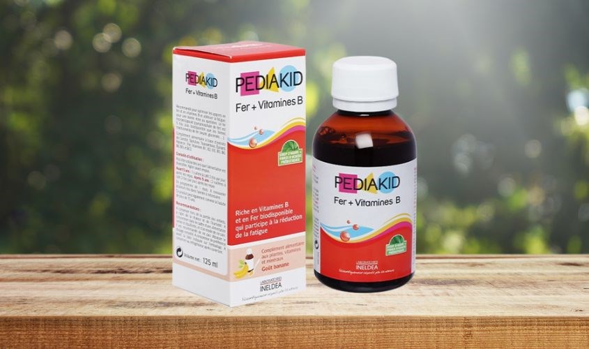 Siro Pediakid Fer + Vitamines B giúp giảm mệt mỏi 125 ml (từ 6 tháng) Siro Pediakid Fer + Vitamines B giúp giảm mệt mỏi 125 ml (từ 6 tháng)