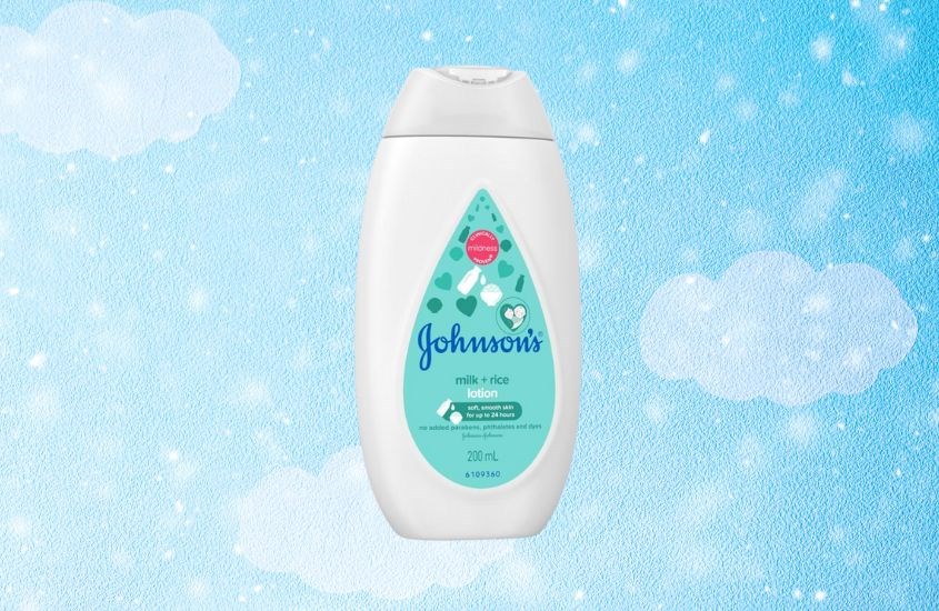 Sữa dưỡng thể cho bé Johnson