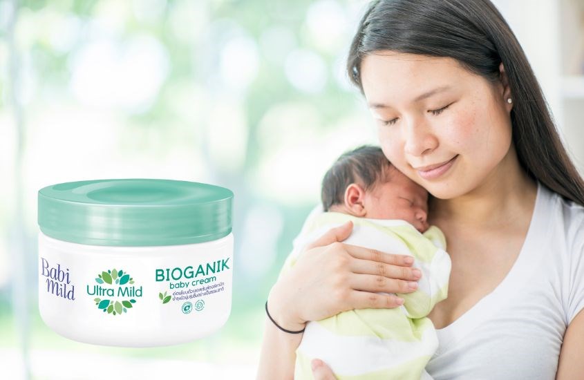 Kem dưỡng da cho bé Babi Mild Pure Natural 50g