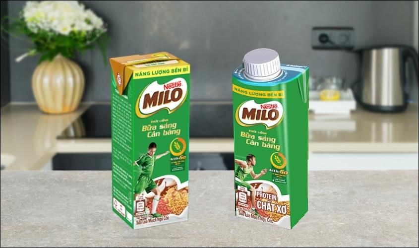 Milo Milch trinkfertig in Form einer fertig konfektionierten Pappschachtel