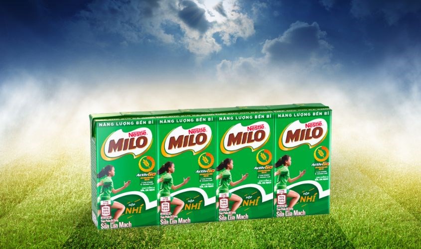 Lốc 4 hộp thức uống lúa mạch Nestlé Milo 115 ml ( từ 2 tuổi )