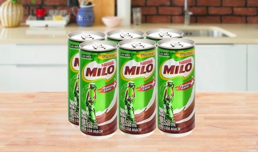 Sữa Milo uống liền dạng lon 240ml 