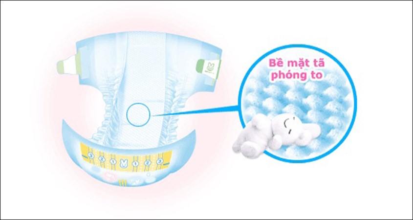 Hạt trắng trong bỉm Merries là loại hạt siêu thấm