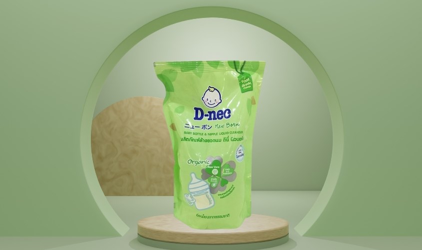 Nước rửa bình sữa D-nee túi 600 ml hương cam