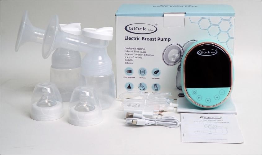 Máy hút sữa điện đôi Gluck Baby GP39 - Màu ngẫu nhiên