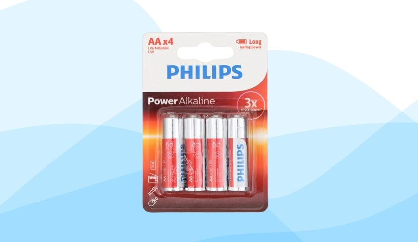 Pin AA 4 viên Alkaline Philips LR6P4B