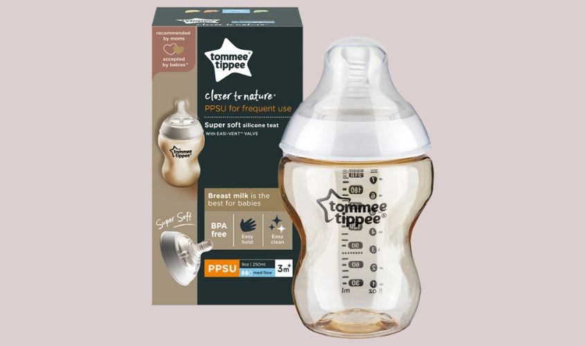 Bình sữa nhựa PPSU Tommee Tippee 422752 cổ rộng 260 ml