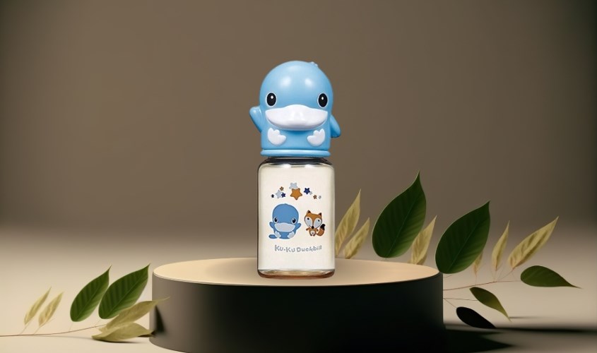 Bình sữa nhựa PPSU KuKu KU5859 cổ hẹp 140 ml - Màu ngẫu nhiên (mọi độ tuổi)