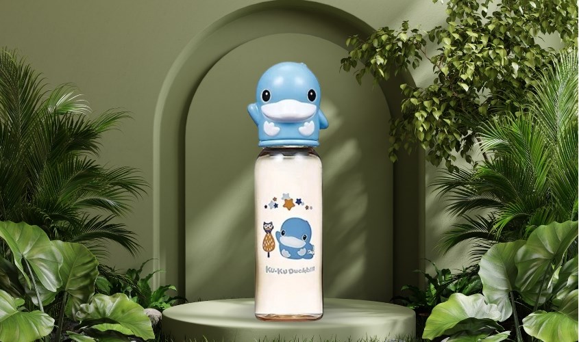 Bình sữa nhựa PPSU KuKu KU5860 cổ hẹp 240 ml - Màu ngẫu nhiên (mọi độ tuổi) Bình sữa nhựa PPSU KuKu KU5860 cổ hẹp 240 ml - Màu ngẫu nhiên (mọi độ tuổi)