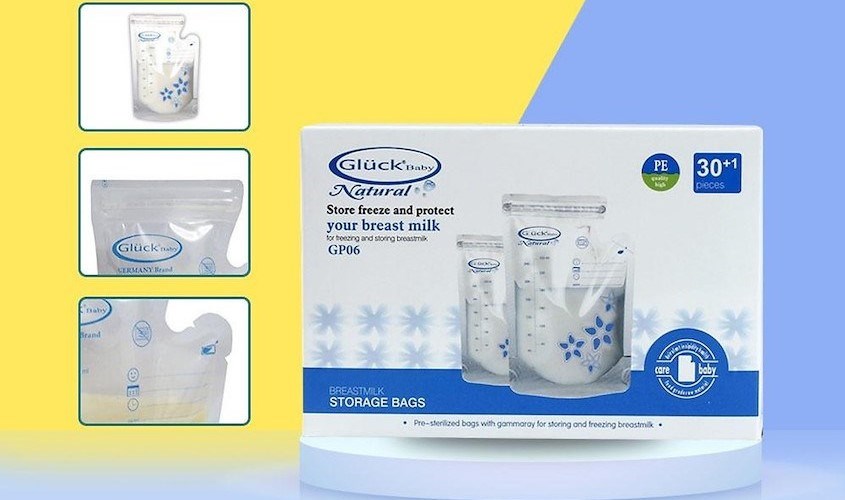 30 túi trữ sữa Gluck Baby GP06 250ml
