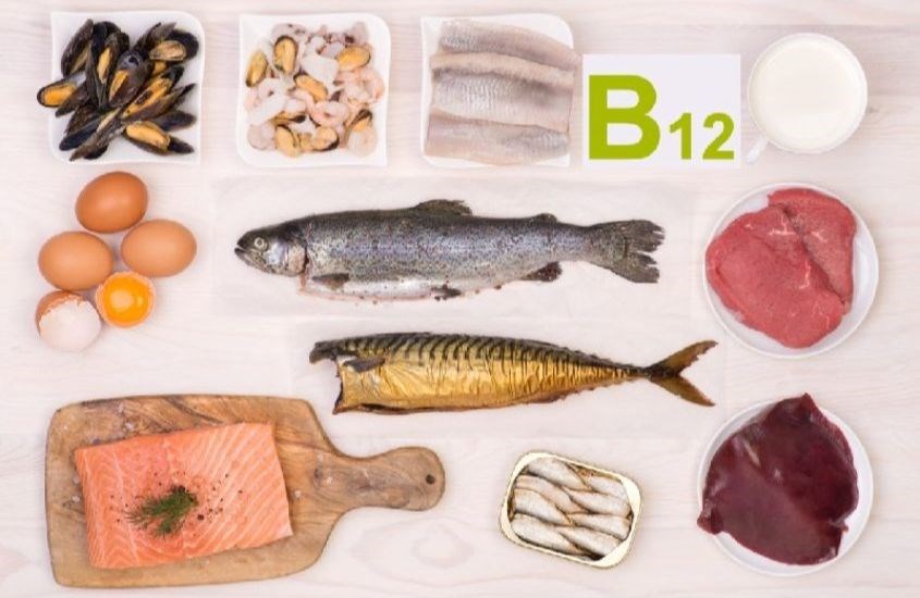 Vitamin B12 có nhiều trong gan động vật, cá, heo và gia cầm