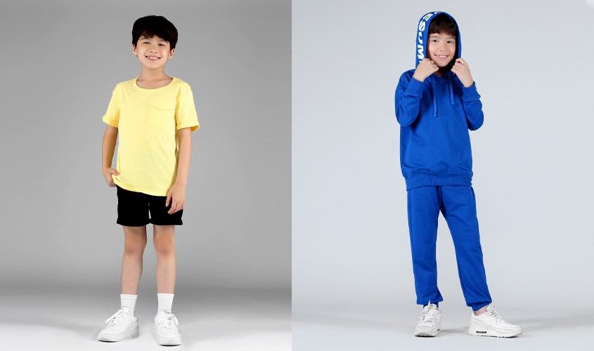 Chọn trang phục bé trai theo thời tiết