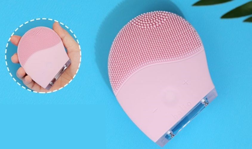 Máy rửa mặt và massage Halio Baby Pink