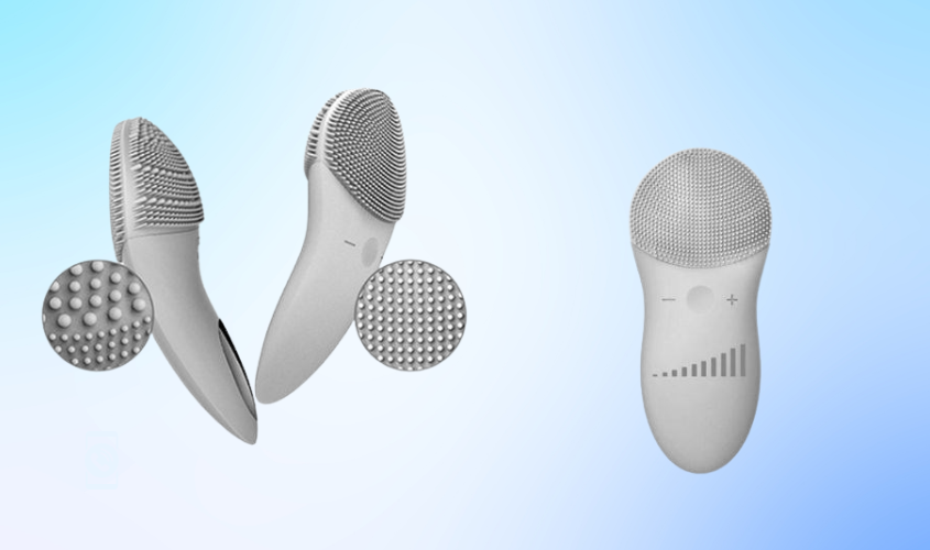 Máy rửa mặt kết hợp massage sóng âm sonic Touch Beauty hoạt động trên công nghệ rung giúp làn da được thư giãn, chống lão hóa.