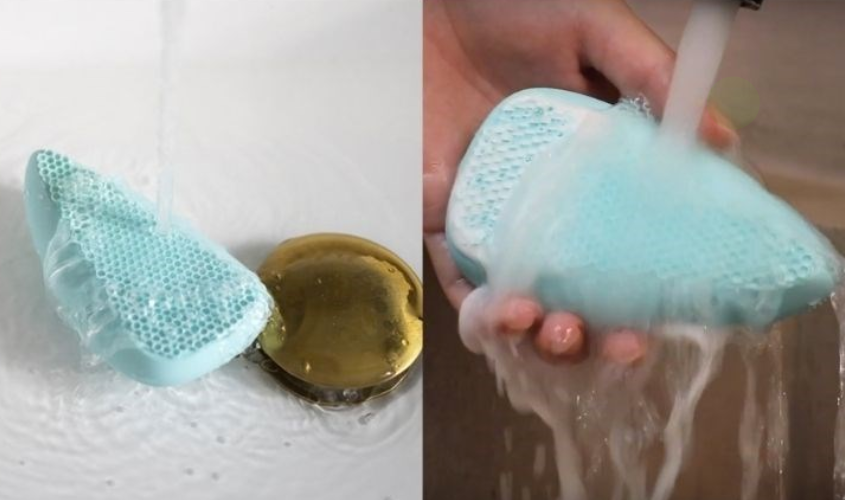 Máy rửa mặt tổ ong Homedics FAC-350-EU thiết kế nhỏ gọn, dễ vệ sinh