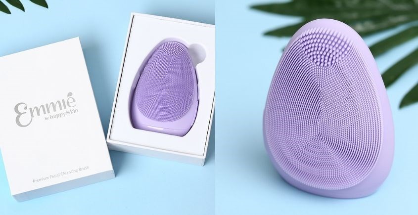 Máy rửa mặt Emmié Facial Cleansing Brush Purple Don