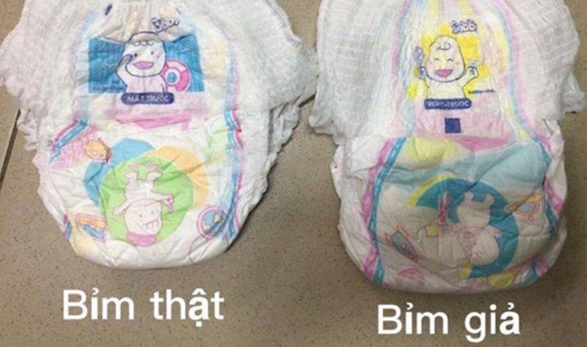 Bỉm Bobby thật và giả