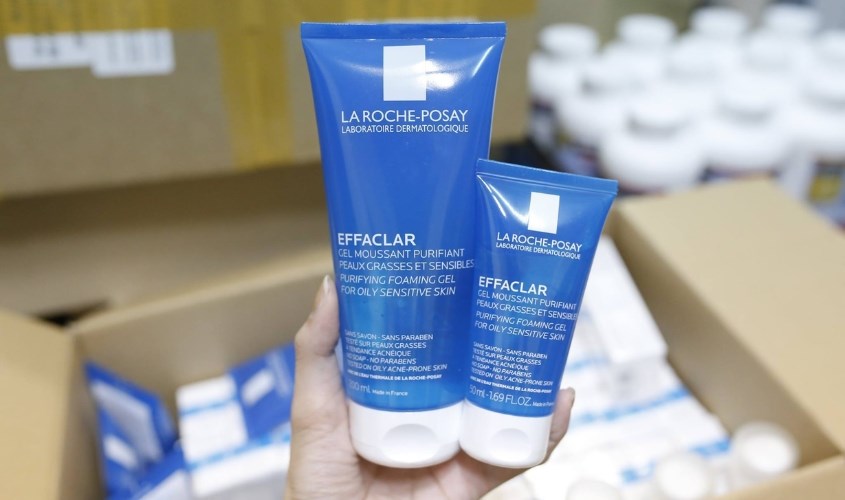 Gel rửa mặt làm dịu và giảm kích ứng cho da dầu mụn và da nhạy cảm La Roche-Posay Effaclar 200 ml