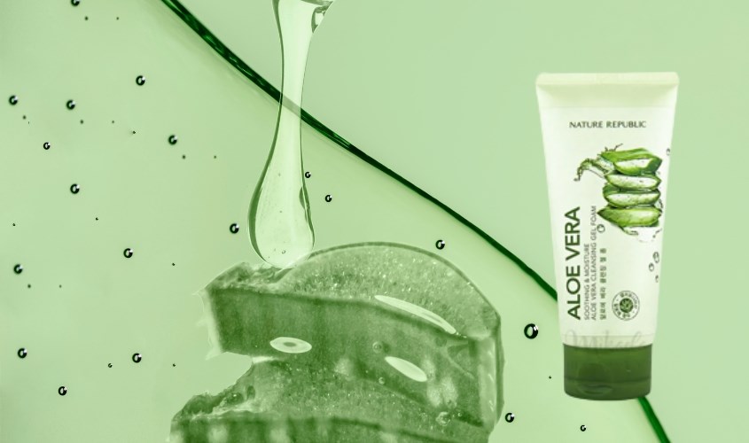 Kem tẩy trang chiết xuất Lô Hội Nature Republic Soothing & Moisture Aloe Vera 150 ml