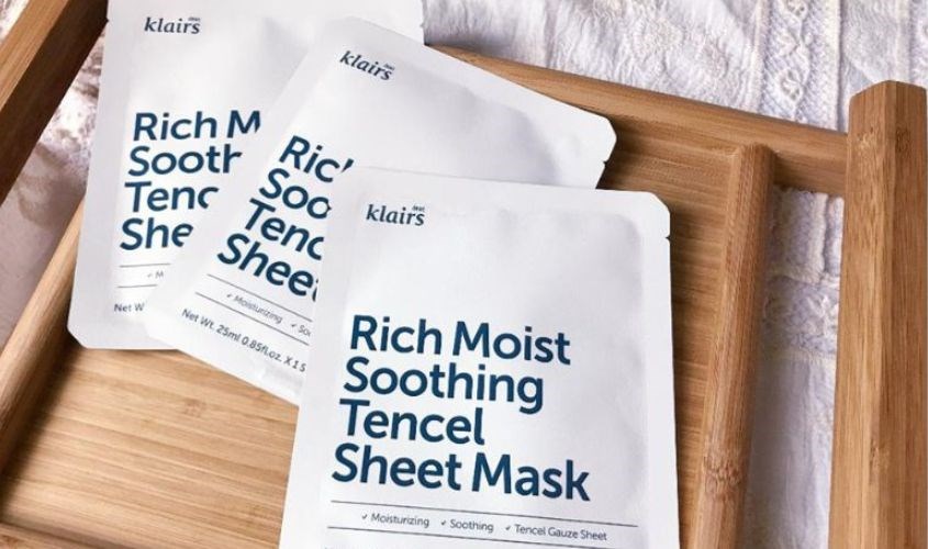 Mặt nạ giấy cấp ẩm, làm dịu da Klairs Rich Moist Soothing 25 ml