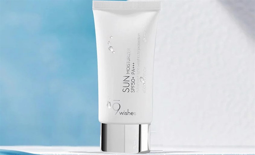 Kem chống nắng chống lão hóa và dưỡng trắng 9 Wishes Sun Moisturizer SPF 50+ PA+++ 50 ml