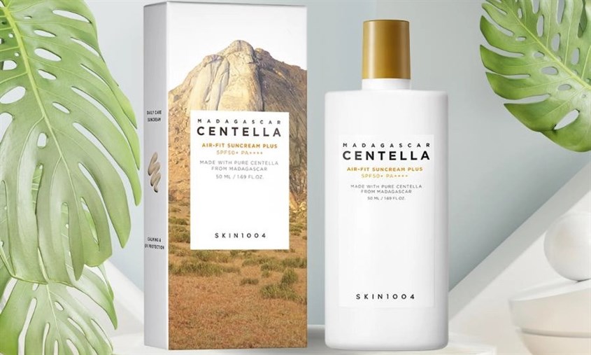Kem chống nắng dưỡng trắng và phục hồi da Skin1004 Madagascar Centella SPF 50+ PA++++ 50 ml