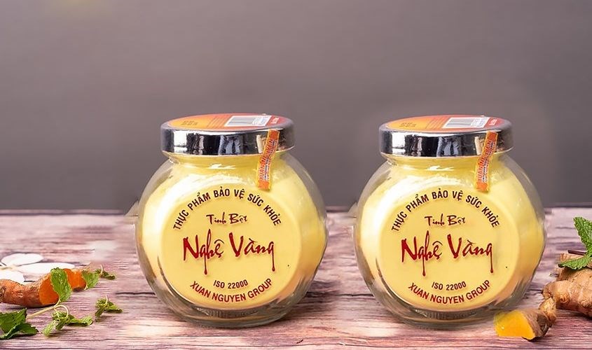 Tinh bột nghệ vàng Xuân Nguyên hũ 75g