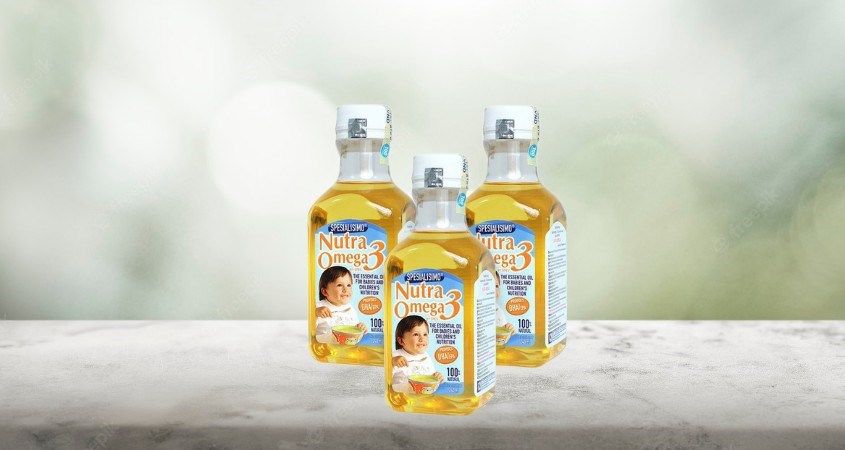 Dầu cá hồi Nutra Omega ăn dặm cho bé chai 240 ml