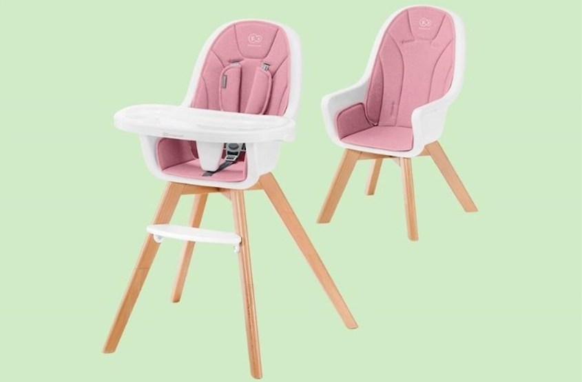 Ghế ăn cho bé Kinderkraft KK.TIXI (6 tháng - 5 tuổi) - Màu hồng