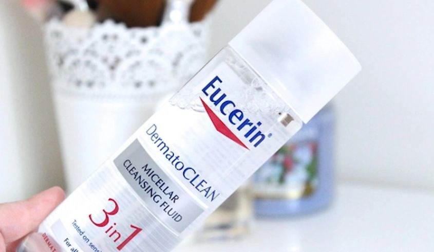 Nước tẩy trang Eucerin Dermatoclean Micellar Cleansing Fluid 3 In 1