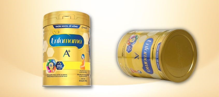 Sữa bầu Enfamama A+ hương vani 360° Brain Plus 830g chứa nhiều axit folic Sữa bầu Enfamama A+ hương vani 360° Brain Plus 830g chứa nhiều axit folic