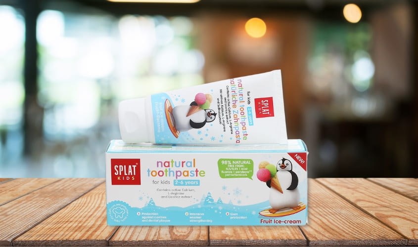 Kem đánh răng cho bé 2 - 6 tuổi Splat Kids hương kem trái cây 50 ml