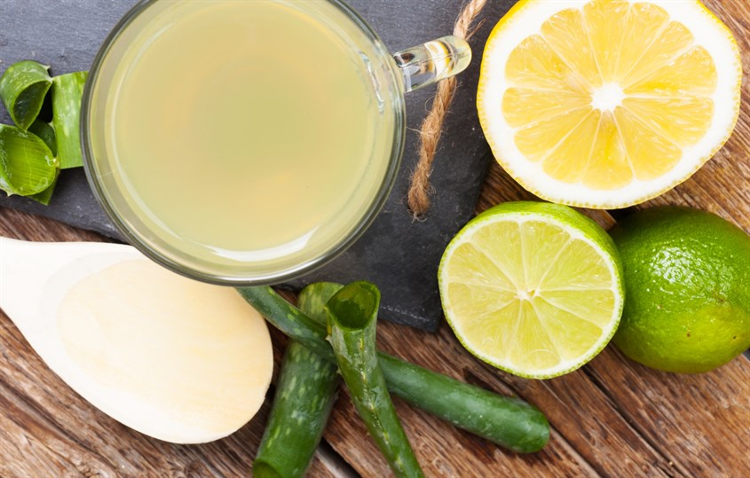 Trị mụn bằng nha đam và chanh