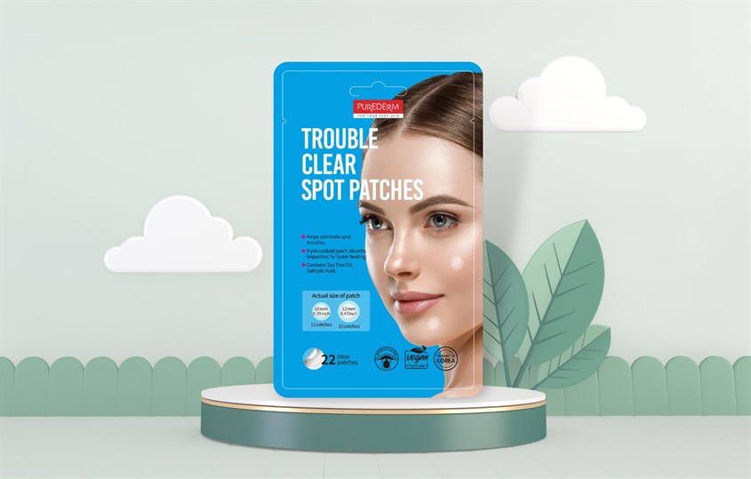 Miếng dán mụn tẩm tinh chất Purederm (22 miếng)