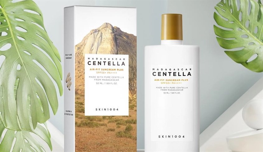 Kem chống nắng dưỡng trắng và phục hồi da Skin1004 Madagascar Centella SPF 50+ PA++++ 50 ml